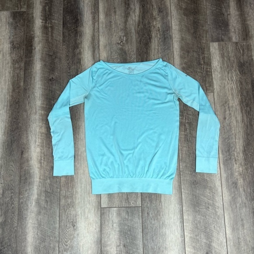 Nike Teal Long Sleeve Top